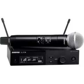 Sistema Inalambrico Shure QLXD Rackeable con Microfono SM58