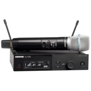 Sistema Inalambrico Shure QLXD con Microfono Beta87 Rackeable