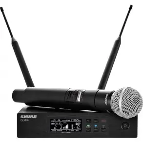 Sistema Inalambrico Shure QLXD con Microfono SM58 Rackeable