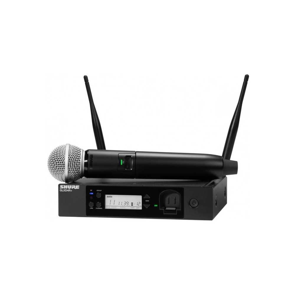 Sistema Inalambrico Shure Advance de Mano con Microfono SM58 rackeable