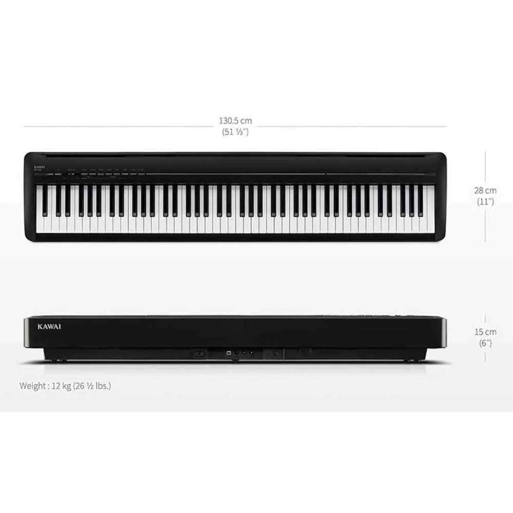 Piano Digital Kawai Es120 W 88 Teclas Bluetooth 25 Sonidos 195 Polifonia Blanco