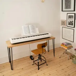 Piano Digital Kawai Es120 W 88 Teclas Bluetooth 25 Sonidos 195 Polifonia Blanco