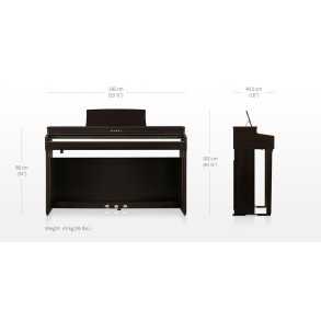 Piano Digital Con Mueble Kawai CN-201R Rosewood Bluetooth
