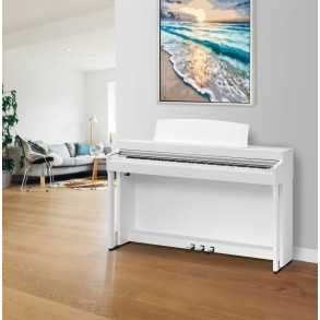 Piano Digital Con Mueble Kawai CN301W Bluetooth Blanco