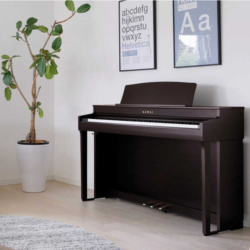 Piano Digital Con Mueble Kawai CN301R Bluetooth Rosewood