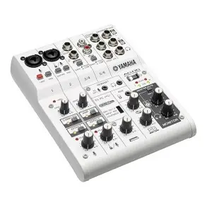 Mixer Yamaha AG06MK2W Streaming 2 Canales USB