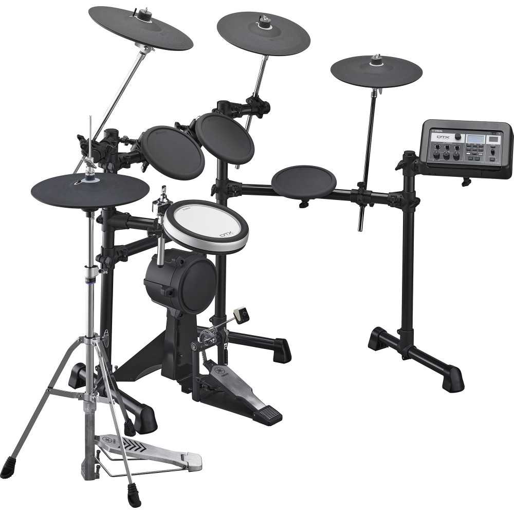 Bateria Electronica Yamaha DTX6K2-X 5 cuerpos con redoblante triple zona y bombo KP90 + Crash extra