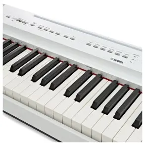Piano Digital Yamaha 73 Teclas Pesadas P-121W Blanco