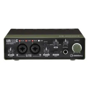 Placa de Audio Steinberg UR22CGN 2 Entradas Verde