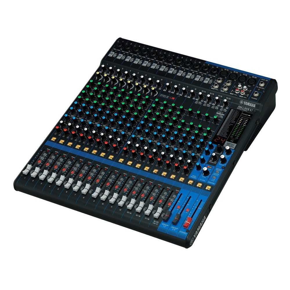 Mixer 20 Canales Yamaha MG20XU con USB y Efectos