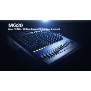 Mixer 20 Canales Yamaha MG20 con Compresores