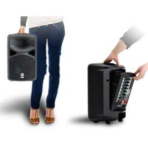 Sistema de Sonido Yamaha STAGEPAS400BT 400w con mixer de 8 canales