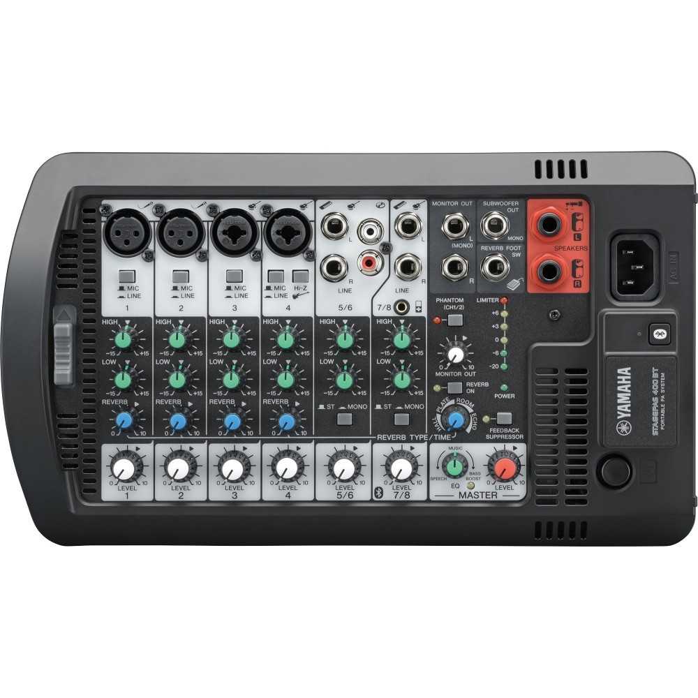 Sistema de Sonido Yamaha STAGEPAS400BT 400w con mixer de 8 canales
