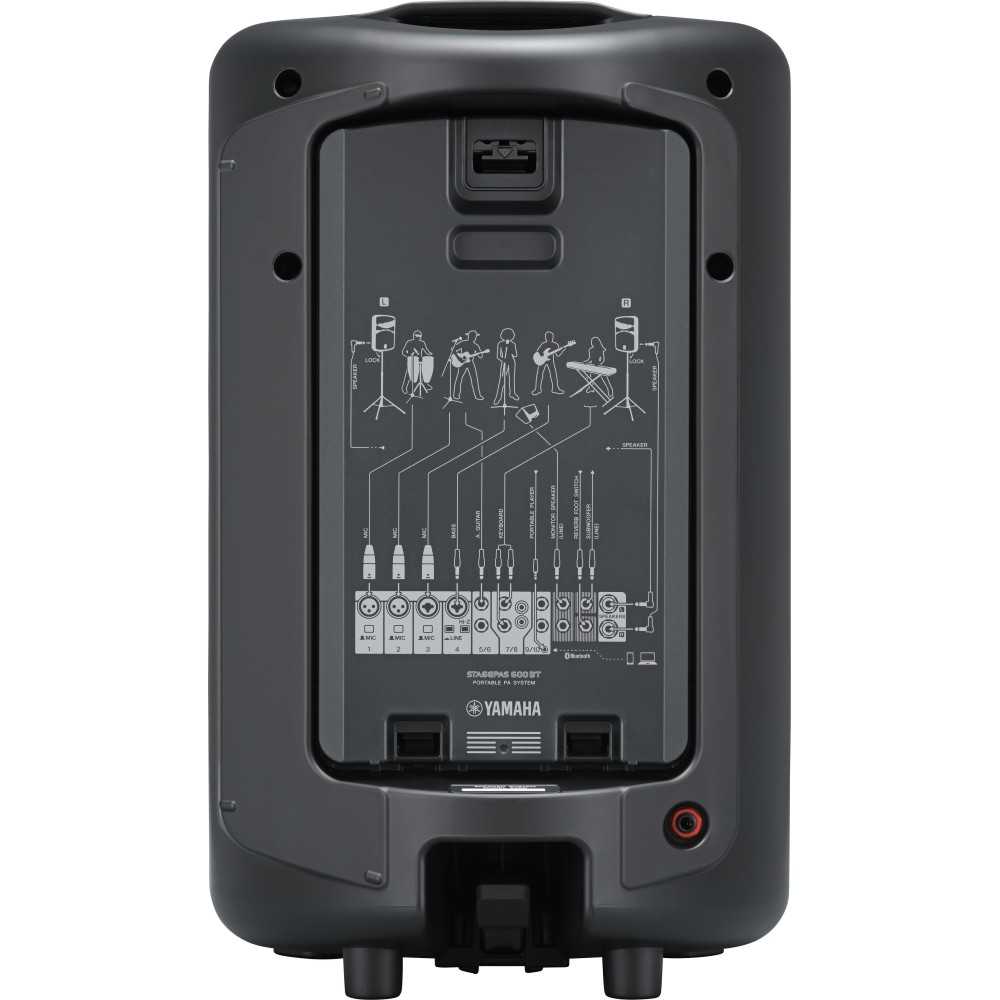Sistema Portable de PA Yamaha STAGEPAS600BT 680W con mixer de 10 canales