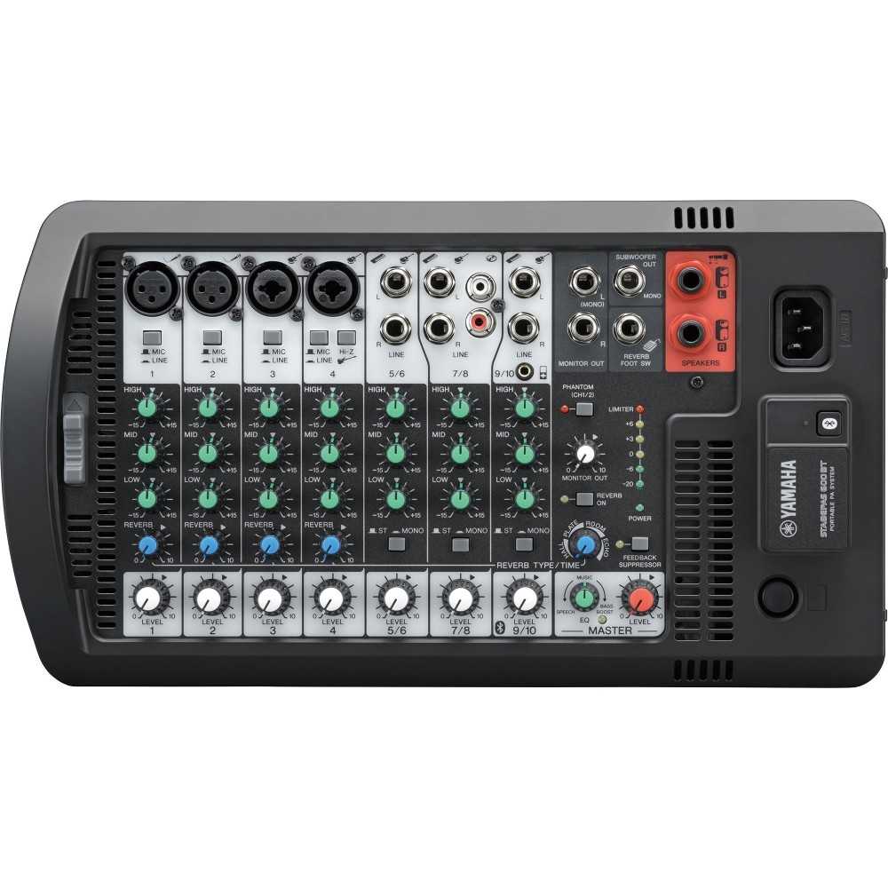 Sistema Portable de PA Yamaha STAGEPAS600BT 680W con mixer de 10 canales