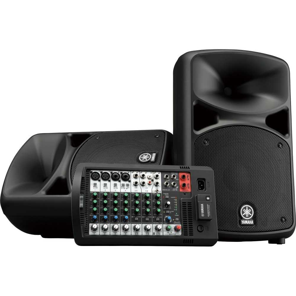 Sistema Portable de PA Yamaha STAGEPAS600BT 680W con mixer de 10 canales