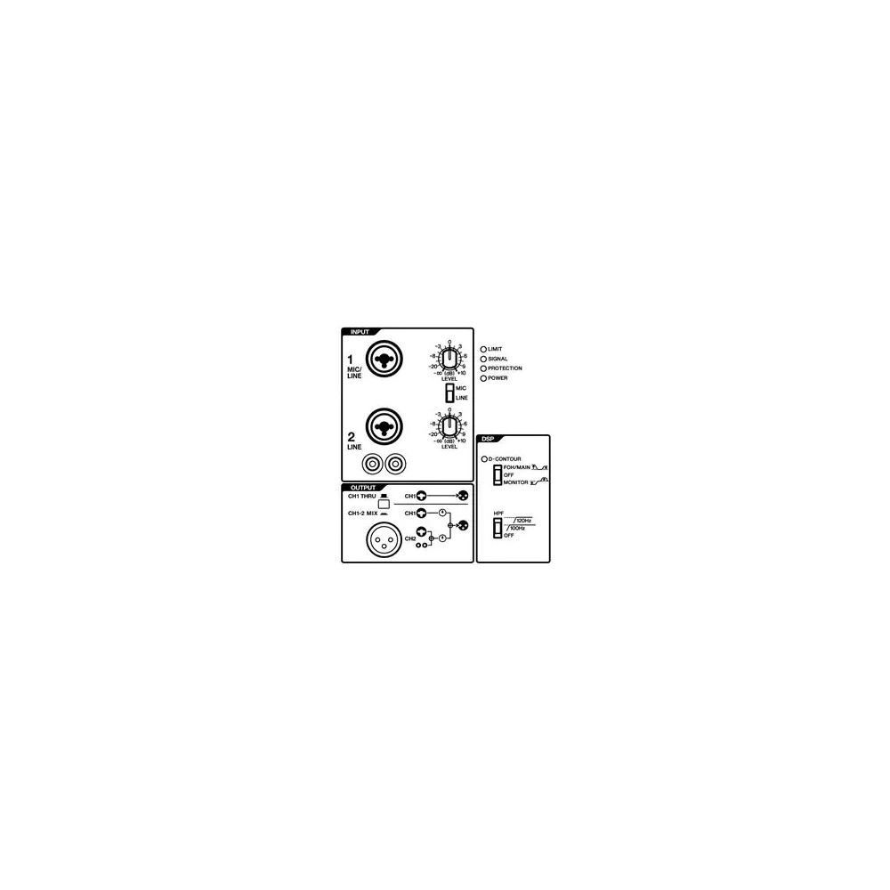 Bafle Activo 10 Pulgadas Yamaha DBR10 700W 2 vias