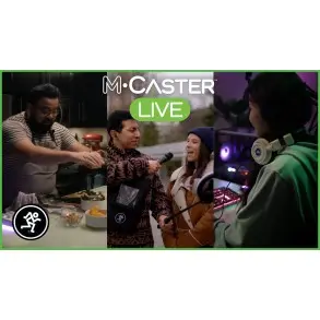 Mackie Mcaster Live Mixer Interface USB Streaming Podcast XLR USB