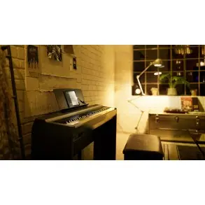Piano Digital Yamaha P125 A B 88 Teclas pesadas 24 Sonidos color negro