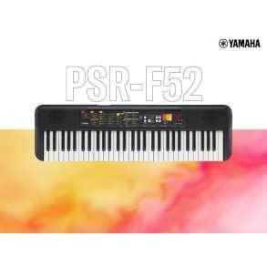 Teclado YAMAHA PSR-F52 5 Octavas 136 Sonidos+ 8 Drum Kits
