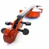 Violin 4/4 Tapa Maciza con Estuche y Accesorios Color Marron