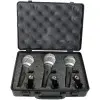 Pack de 3 Micrófonos Dinámicos Samson Q-6CL3P com Estuche