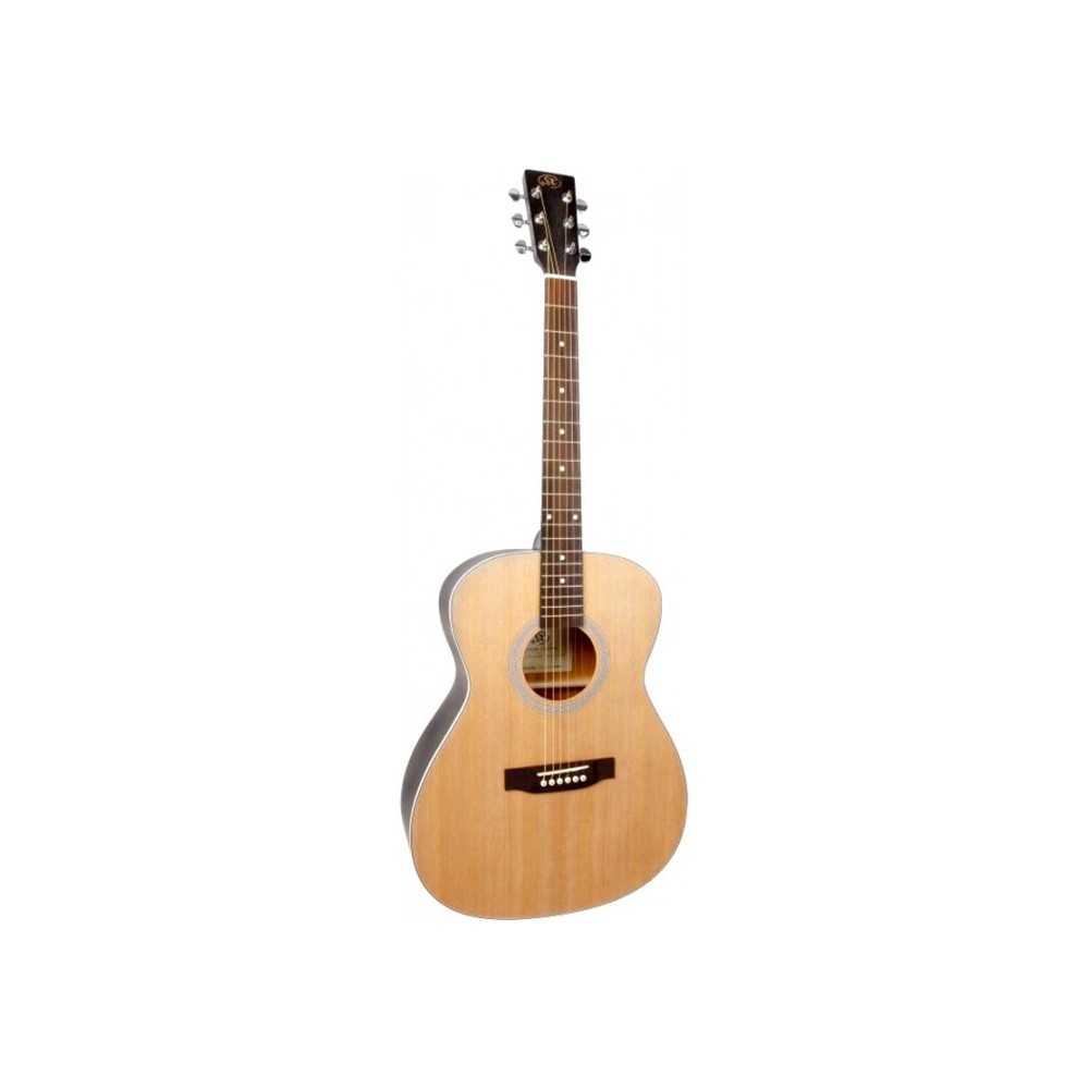 Guitarra Acustica SX SO204GTBK Cuerpo Triple "0" Natural