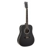 Guitarra Acustica SX SD204GTBK Cuerpo Dreadnought Negro