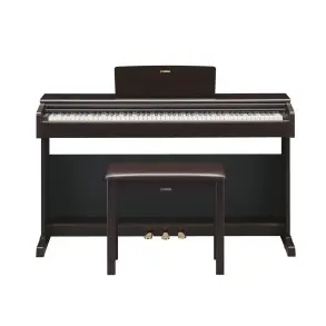Piano Digital Con Mueble Y 3 Pedales Yamaha Arius Ydp105B Color Negro