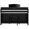 Piano Yamaha Clavinova 88 Teclas Clp-725 Con Mueble Negro