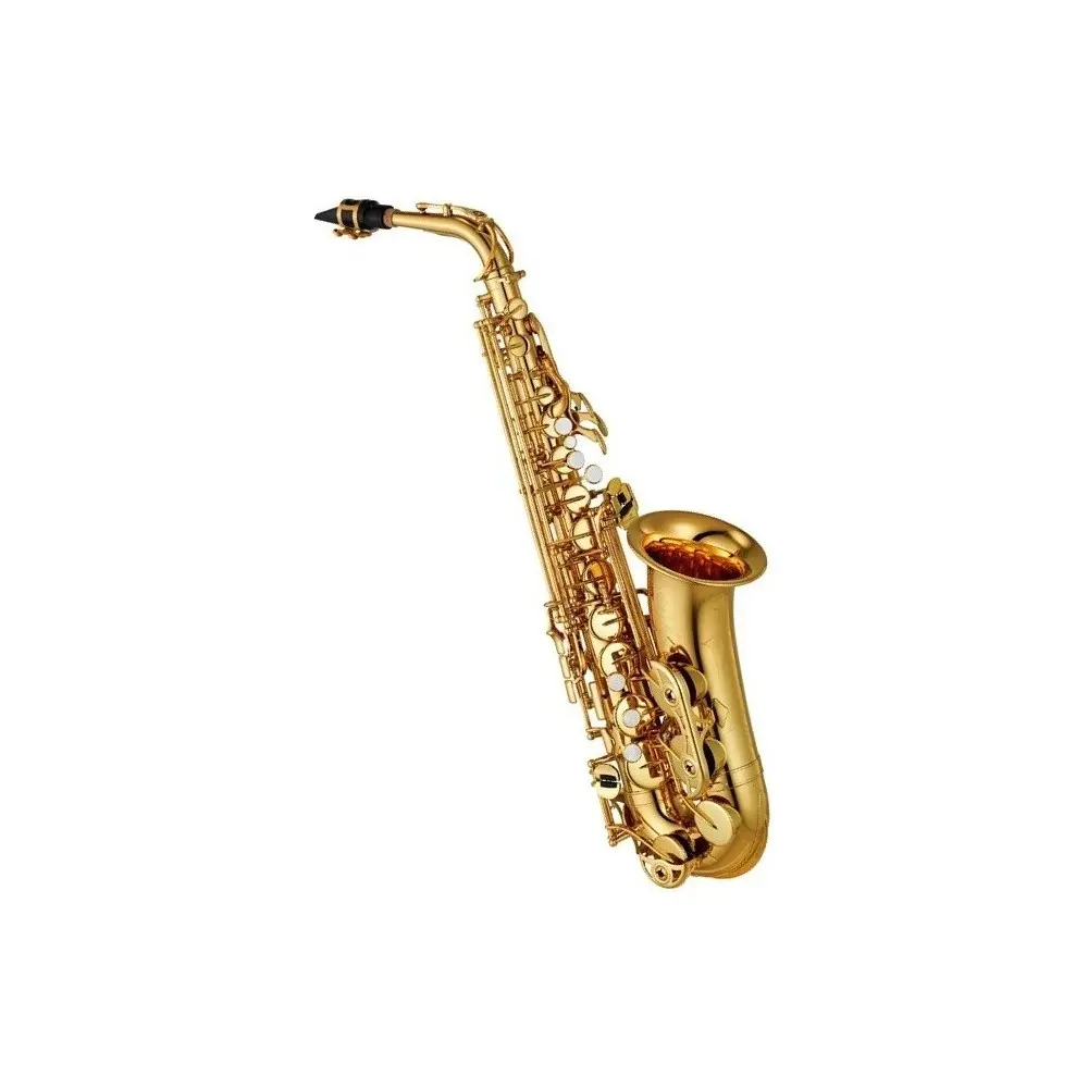 Saxo Alto Yamaha Yas480 Llaves Fa Dorado Con Estuche