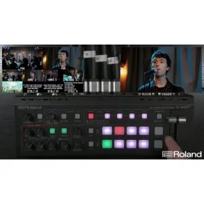 Mezclador De Video Roland V1hd Plus Switcher Mixer Hdmi Xlr