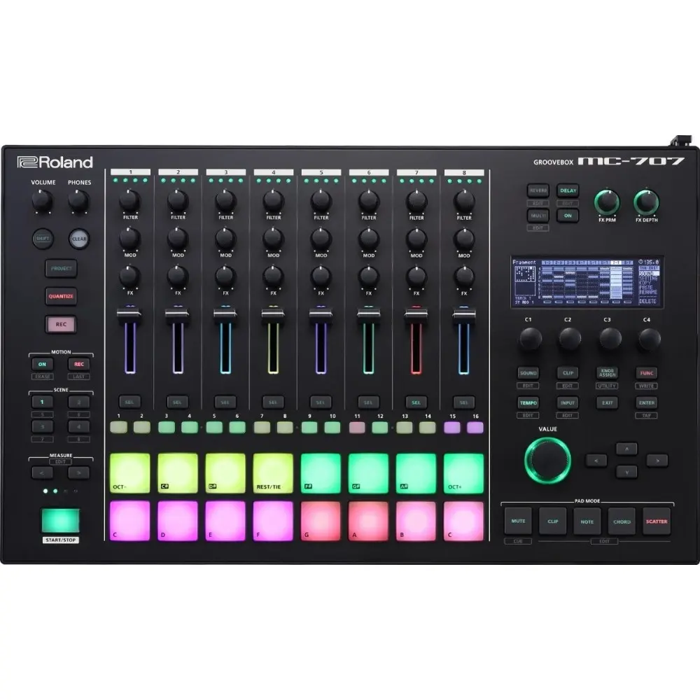 Secuenciador Roland Mc707 Groovebox 16 Pads Usb