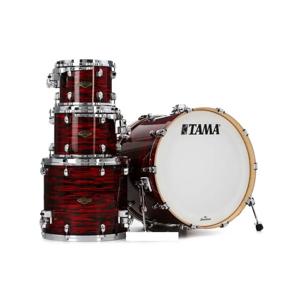 Bateria Tama Starclassic 4 Cuerpos Walnut Birch Bombo 22 Red