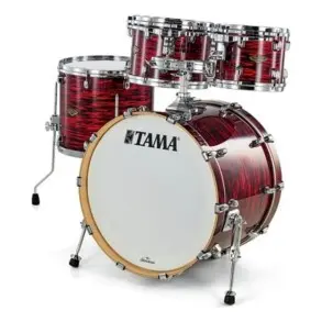 Bateria Tama Starclassic 4 Cuerpos Walnut Birch Bombo 22 Red