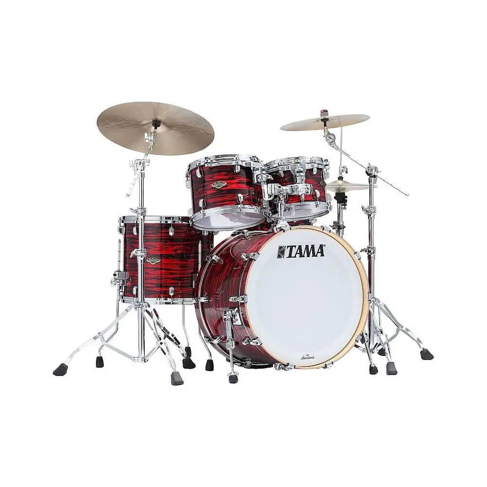 Bateria Tama Starclassic 4 Cuerpos Walnut Birch Bombo 22 Red