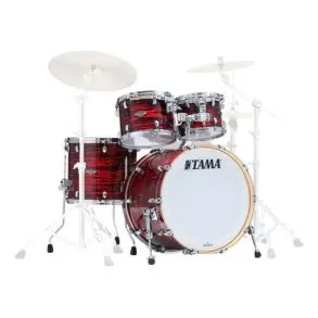 Bateria Tama Starclassic 4 Cuerpos Walnut Birch Bombo 22 Red