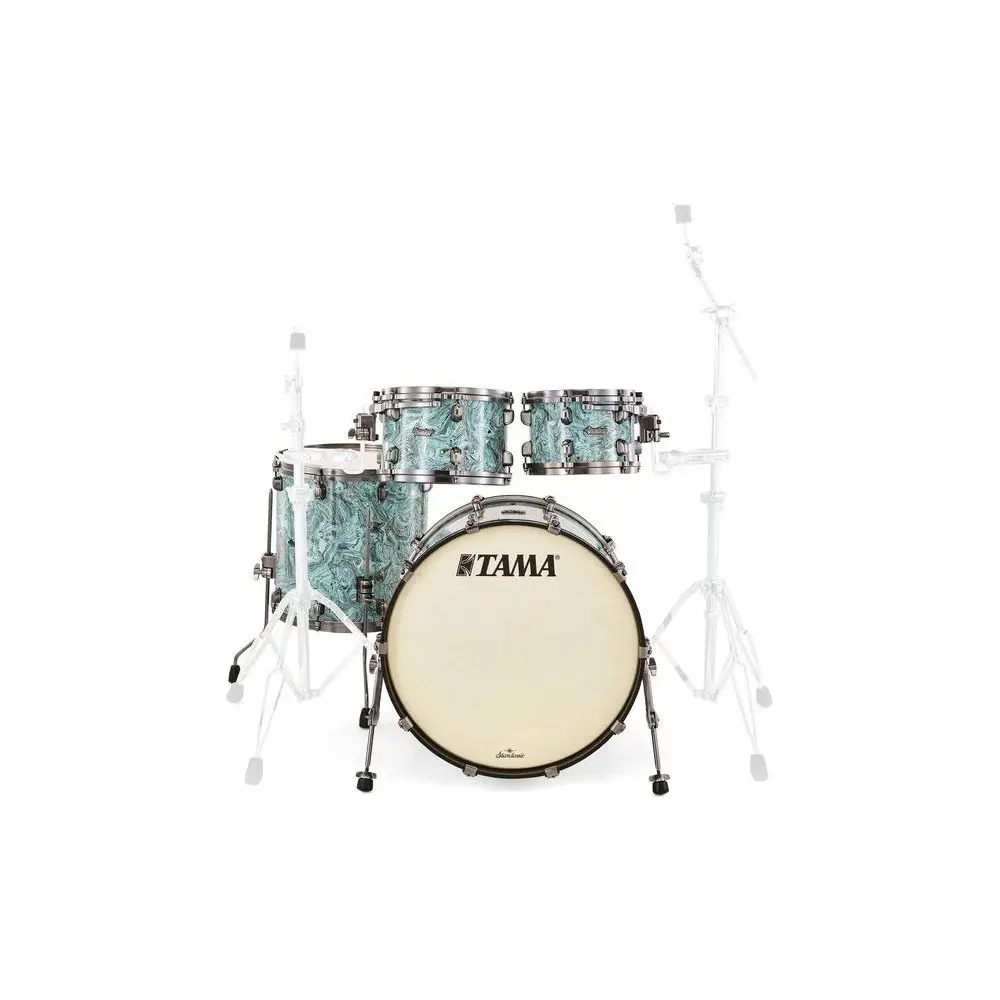 Bateria Tama Starclassic Maple 4 Cuerpos Bombo 22 Sky Blue