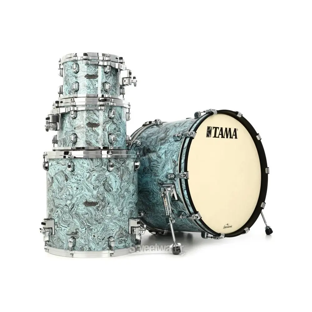 Bateria Tama Starclassic Maple 4 Cuerpos Bombo 22 Sky Blue