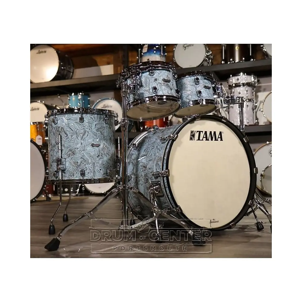 Bateria Tama Starclassic Maple 4 Cuerpos Bombo 22 Sky Blue