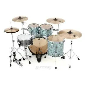 Bateria Tama Starclassic Maple 4 Cuerpos Bombo 22 Sky Blue