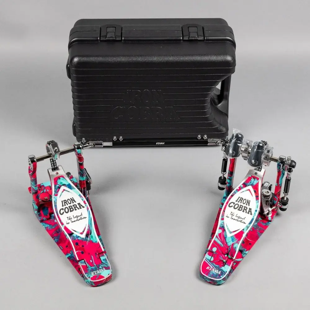 Doble Pedal Bombo Tama Iron Cobra Power Glide 50th Coral Swi