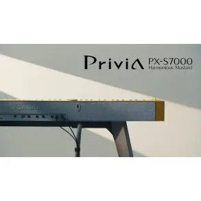 Piano Casio PX-S7000HM Teclas Marfil 3 Pedales Bluetooth 400 Sonidos Color Negro