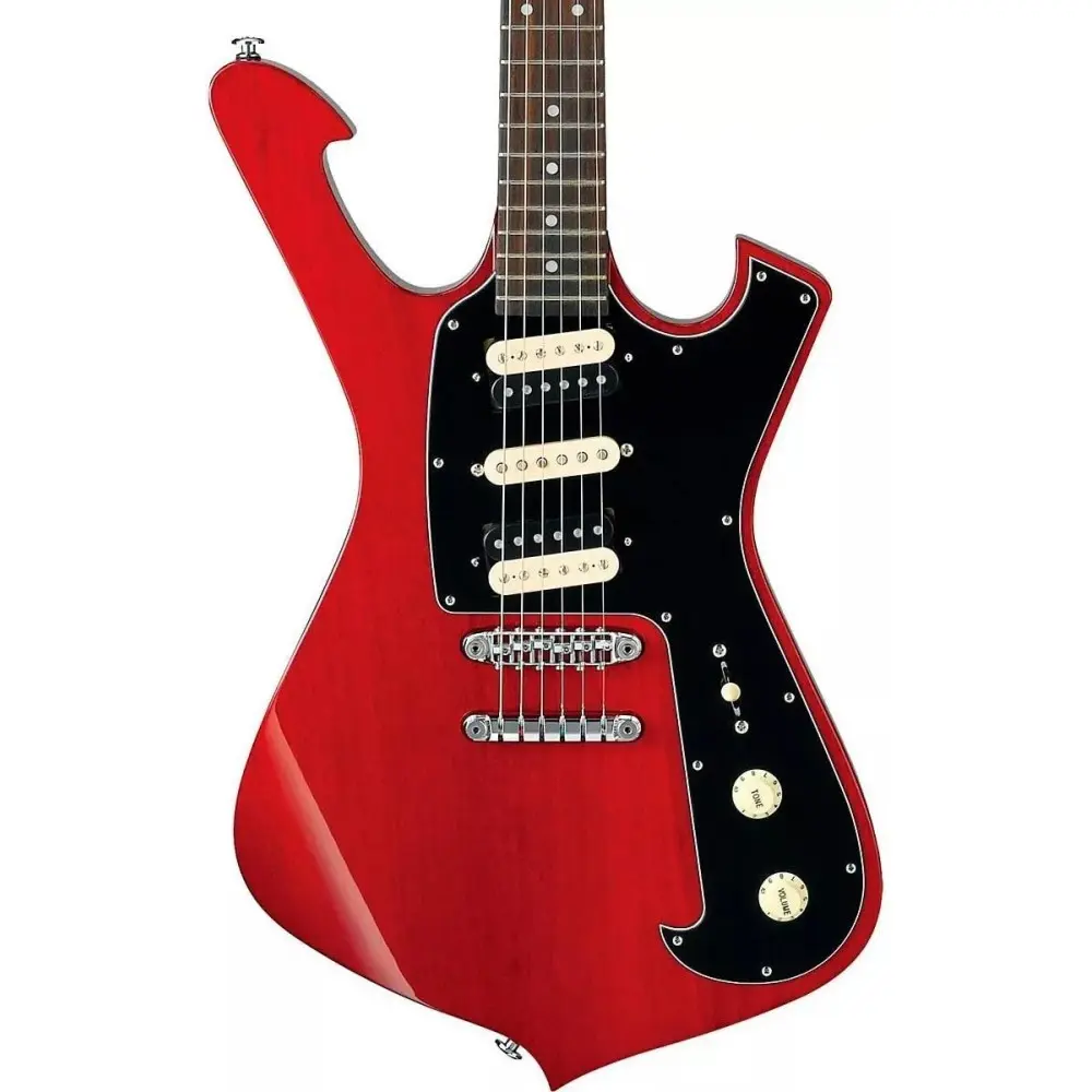 Guiarra Electica IBANEZ Paul Gilbert Transparente Rojo