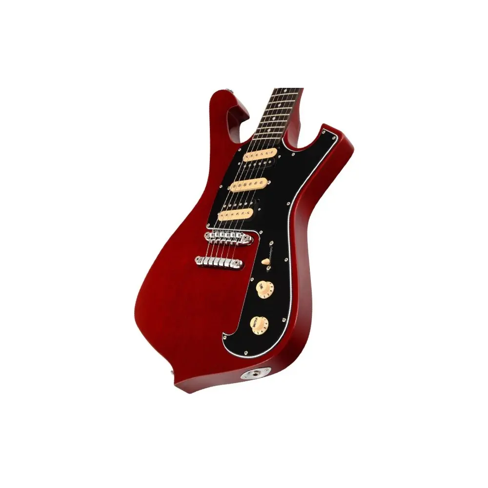 Guiarra Electica IBANEZ Paul Gilbert Transparente Rojo