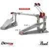 Doble Pedal De Bombo Pearl Demon Drive XR Con Transmisión Directa Power Shifter