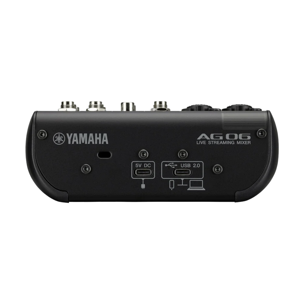 Mixer Yamaha AG06MK2B Streaming 2 Canales USB