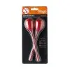 Huevos Maracas Mango Largo (Par) Color Rojo - 20 Gramos - Bl STAGG SEGMLRD