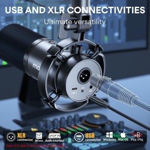 Micrófono  Dinámico  Cardioide  XLR USB Streaming Maono PD200X