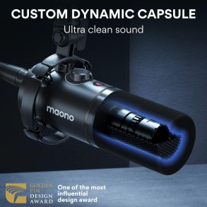 Micrófono  Dinámico  Cardioide  XLR USB Streaming Maono PD200X